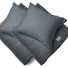 Two jersey bedsets in dark grey
