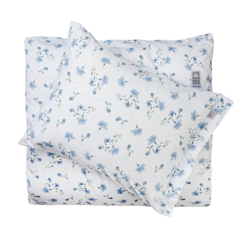 DUVET COVER BLUEBELL WHITE