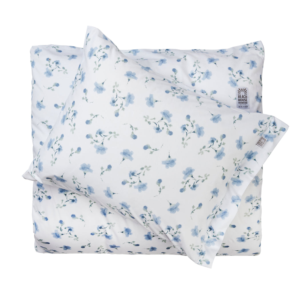 DUVET COVER BLUEBELL WHITE